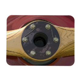 Íman Magneta de retângulo do avião em madeira