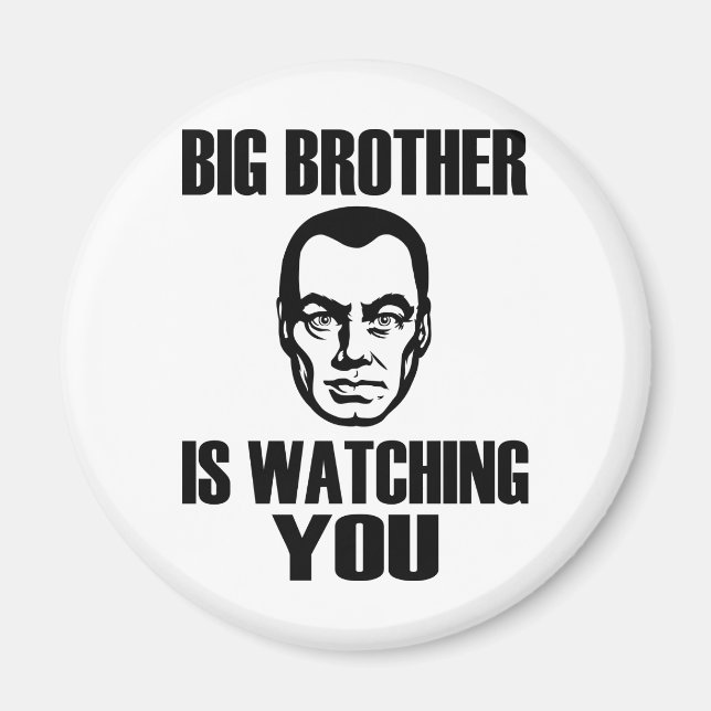 Íman Magneta de retrato do Big Brother (Frente)