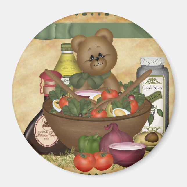 Íman Magneta de salada doce (Frente)