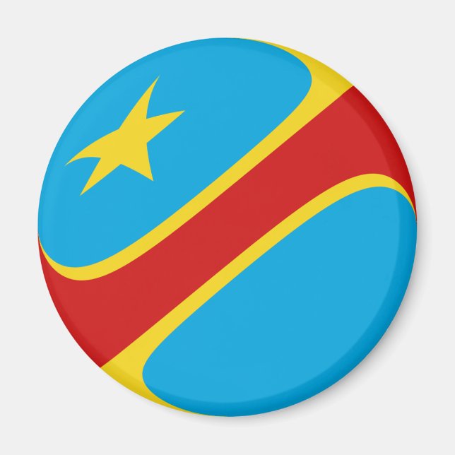 Íman Magneta de Sinalizador da Pesca do Congo-Kinshasa (Frente)