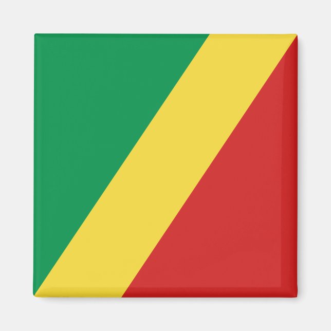 Íman Magneta de Sinalizador do Congo-Brazzaville (Frente)