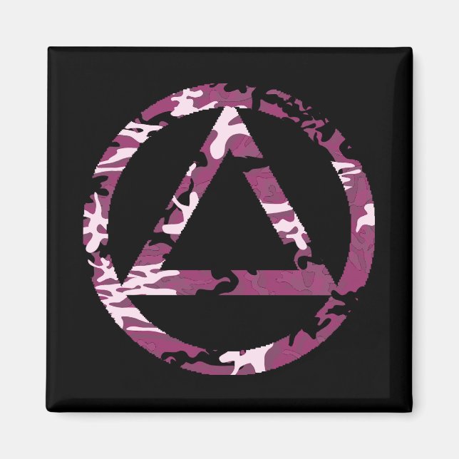 Íman Magneta de Sobriedade de Recuperação de Círculo e  (Frente)