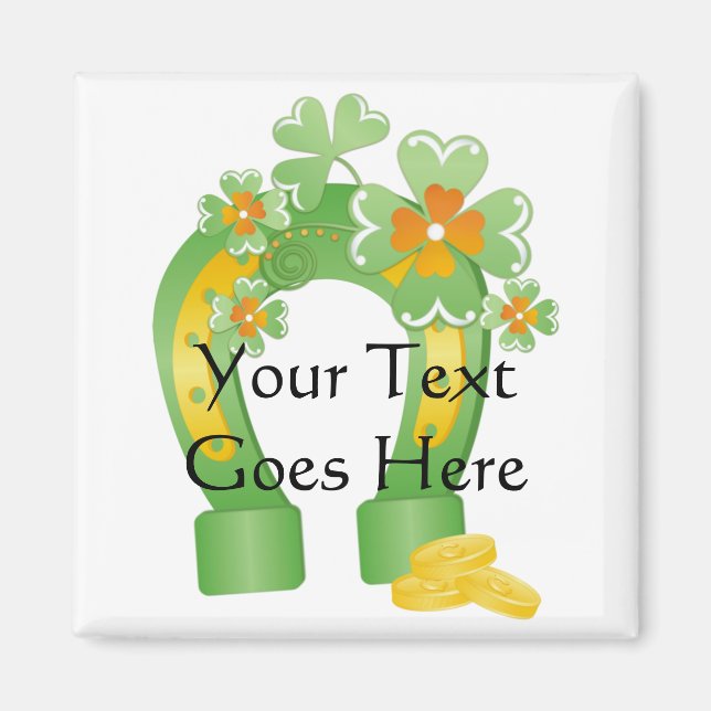 Íman Magneta de solução de sorte personalizável (Frente)