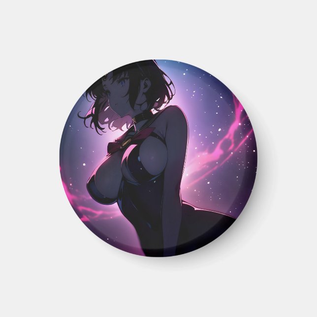 Íman Magneta de Sonhos de Animação de Escoteiro Cósmico (Frente)