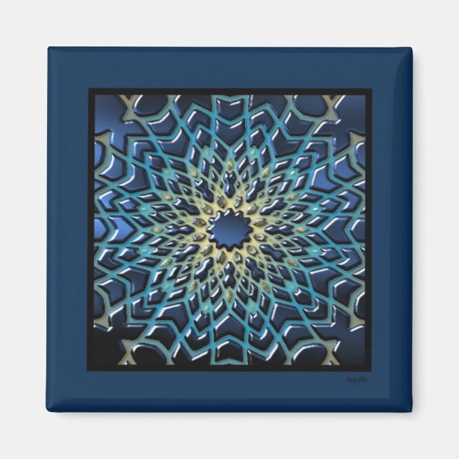 Íman Magneta de soquete - Marinho azul (Frente)