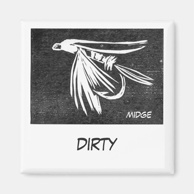 Íman Magneta de status do Dish Washer "Midge" (Frente)