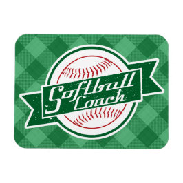 Íman Magneta de treinador de softball