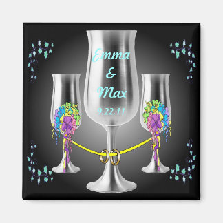 Íman Magneta de unidade de goblet prateada