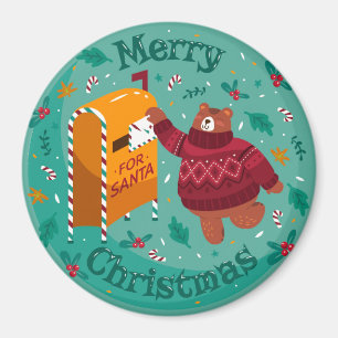 Íman Magneta de Urso de Natal
