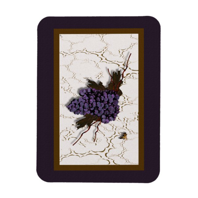 Íman Magneta de Uvas Grelha (Vertical)