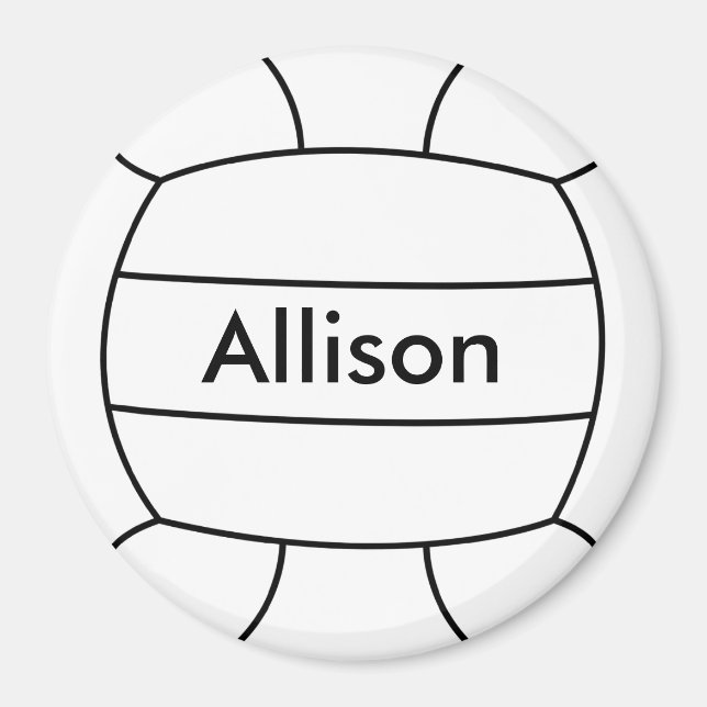 Íman Magneta de Voleibol (Frente)