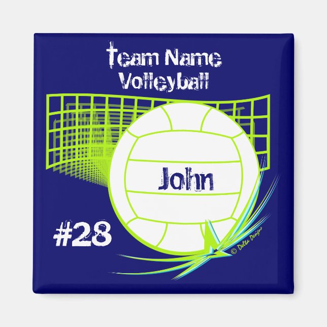 Íman Magneta de Voleibol (Frente)