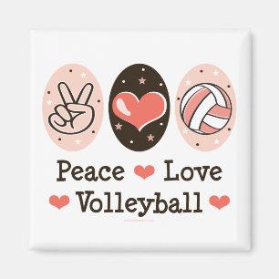 Íman Magneta de Voleibol Peace Love