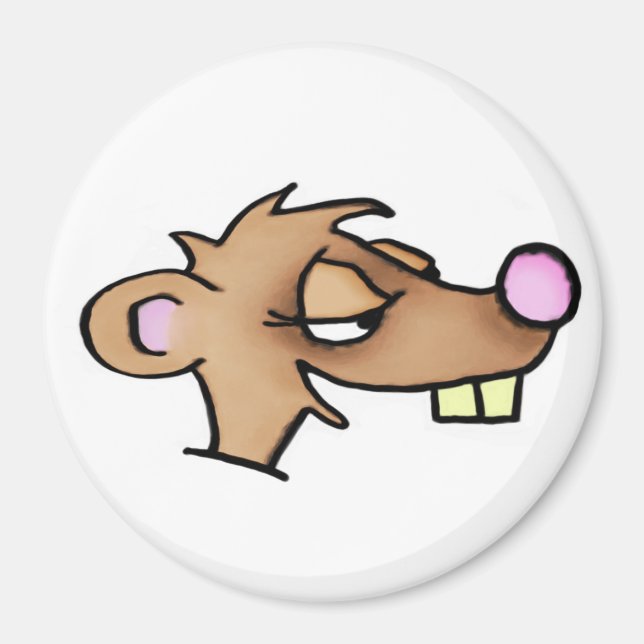 Íman Magneta de Weasel de Cartoon (Frente)