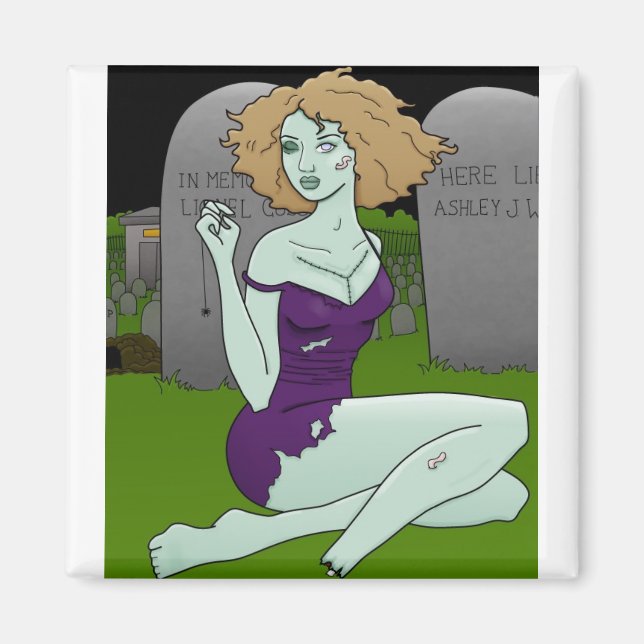 Íman magneta de zombie (Frente)