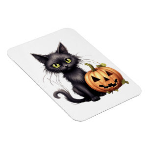 Íman Magneta Design de Gato Preto Cinto