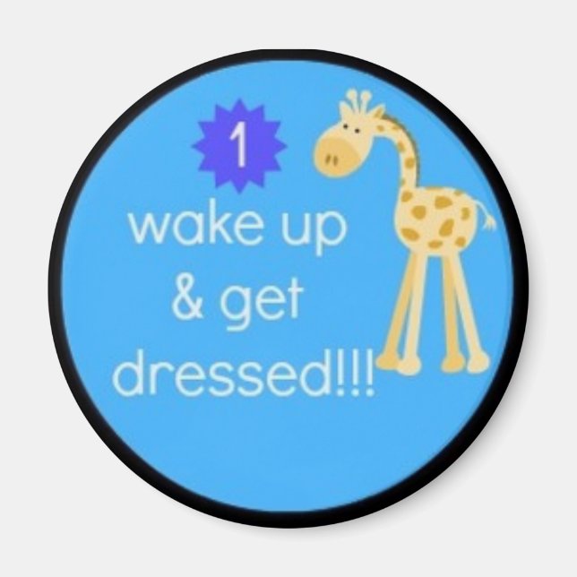 Íman magneta diária do gráfico de rotina!!! (Frente)