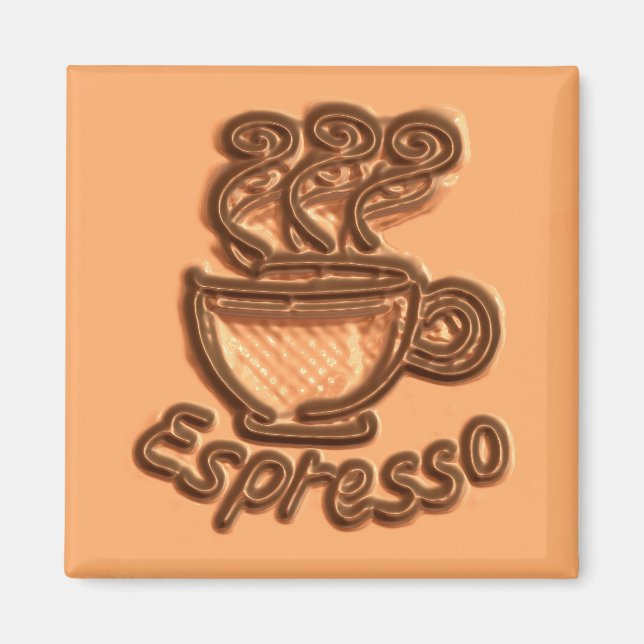 Íman Magneta do Azulejo Espresso (Frente)