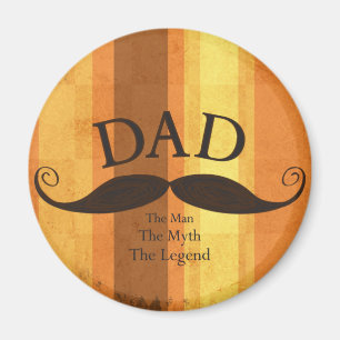 Íman Magneta do bigode pai