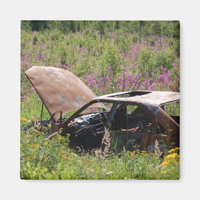 Íman Magneta do carro desertado (Frente)