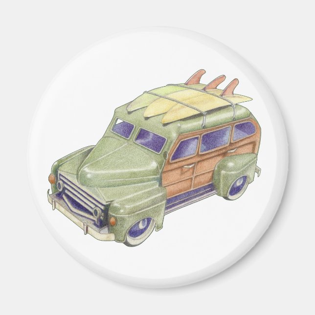 Íman Magneta do carro do Surf de brinquedo (Frente)