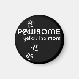 Íman Magneta do carro-mãe personalizável para cães-paws