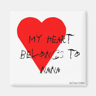 Íman Magneta do coração de Nana