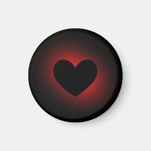 Íman Magneta do Coração de Ziggi (Frente)