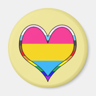 Íman Magneta do coração do Pan Pride