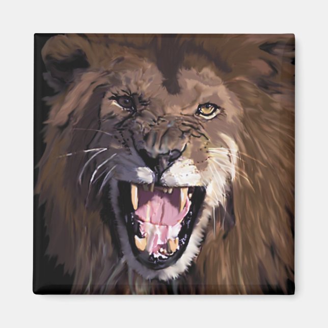 Íman Magneta do leão (Frente)