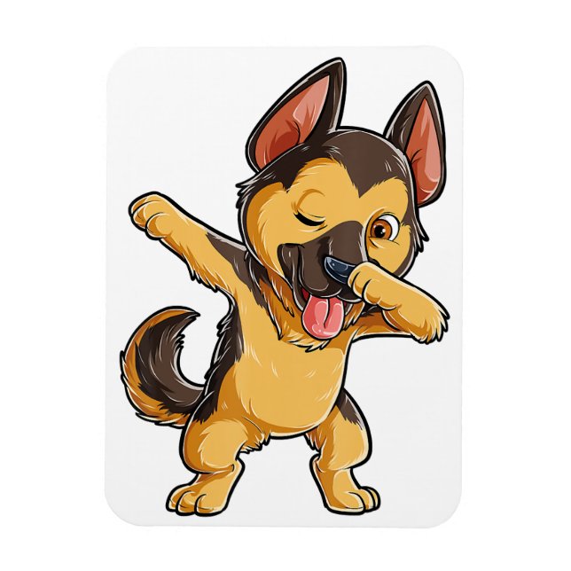 Íman Magneta do refrigerador do german shepherd (Vertical)