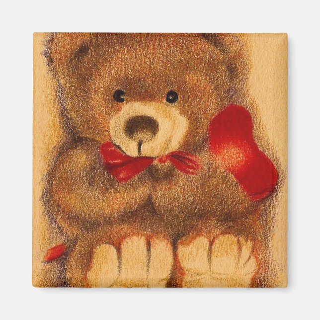 Íman Magneta do Urso de Teddy (Frente)