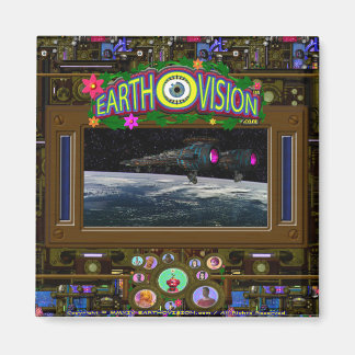 Íman Magneta EARTHOVISION (Quadrado)