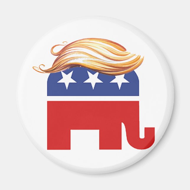Íman Magneta Elefante Trump 2012 (Frente)