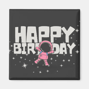 Íman Magneta Espacial Feliz Astronauta Feliz Astronauta