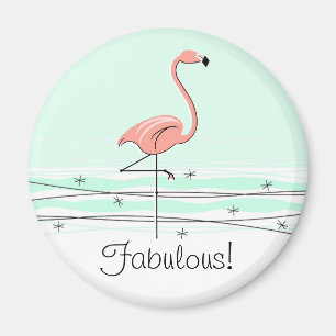 Íman Magneta Fabulosa Flamingo Aqua