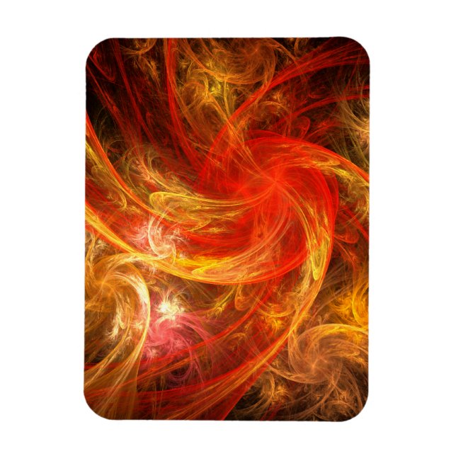 Íman Magneta Firestorm Nova Abstrato Art Premium (Vertical)