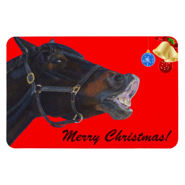 Íman Magneta Flexi Premium Engraçado de Natal (Horizontal)