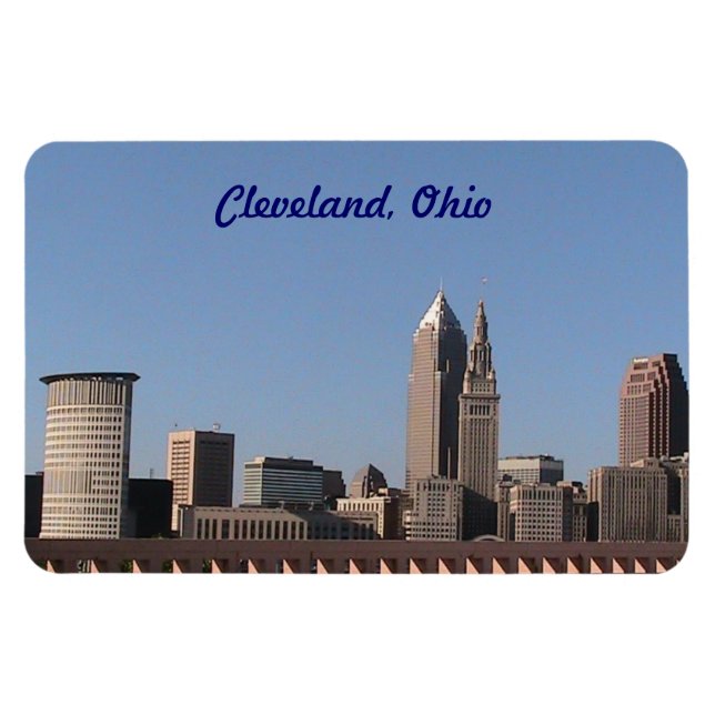Íman Magneta flexível Cleveland Blues (Horizontal)