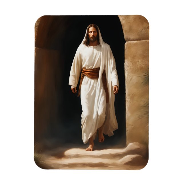 Íman Magneta flexível cristã de Jesus (Vertical)