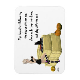 Íman Magneta flexível de bruxa loira