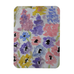 Íman Magneta flexível de flores silvestres de verão