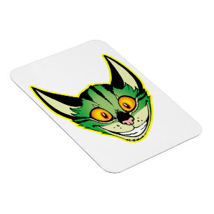 Íman Magneta flexível de gata fluorescente