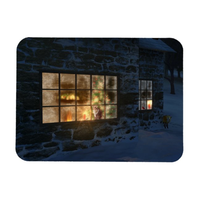 Íman Magneta flexível de Natal Cwm (Horizontal)