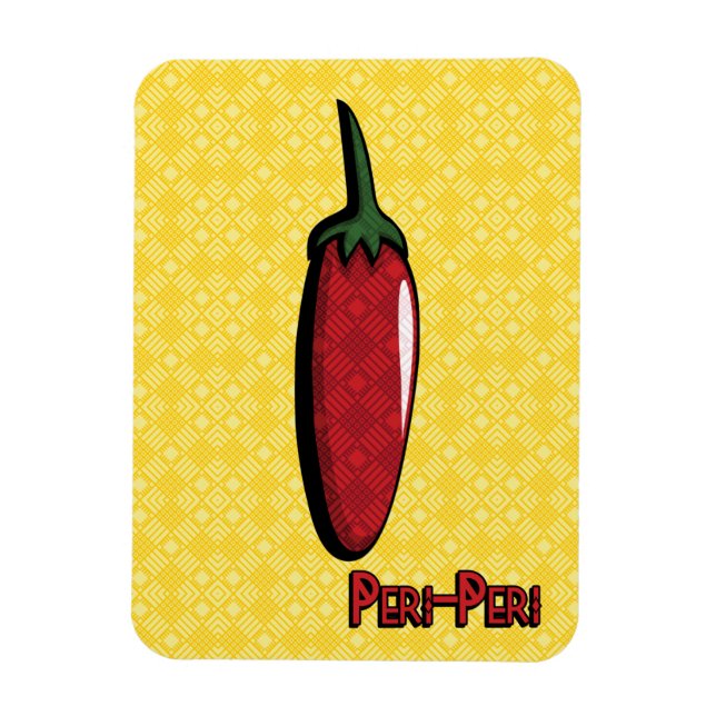 Íman Magneta flexível de pimenta Peri Peri (Vertical)
