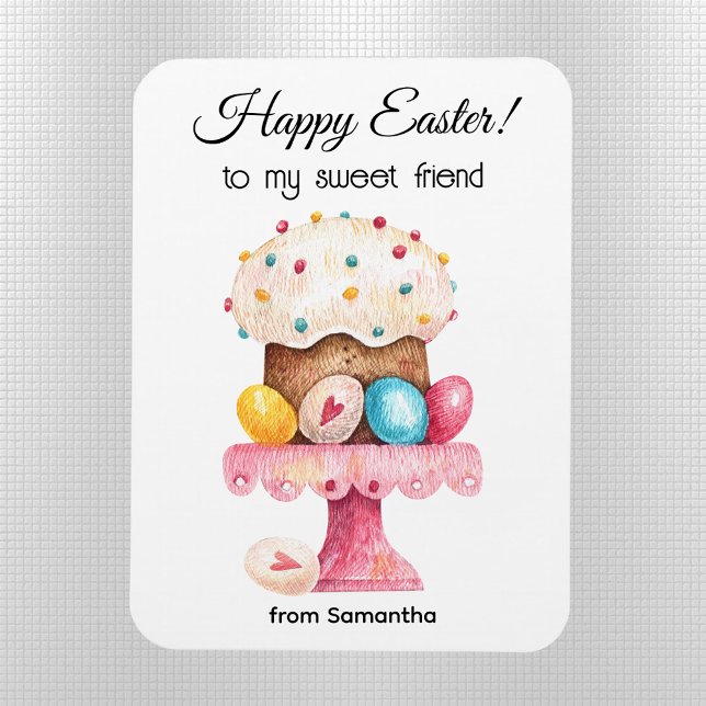 Íman Magneta flexível do Felz pascoa do amigo da água (Criador carregado)