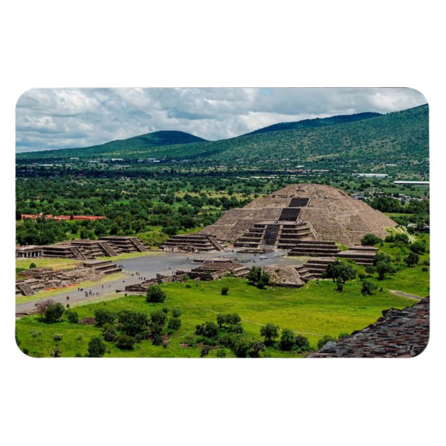 Íman Magneta flexível do Teotihuacan (Horizontal)