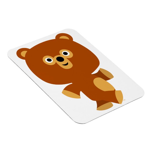Íman Magneta flexível do Urso de Cartoon Essertivo e Bo (Lado Direito)
