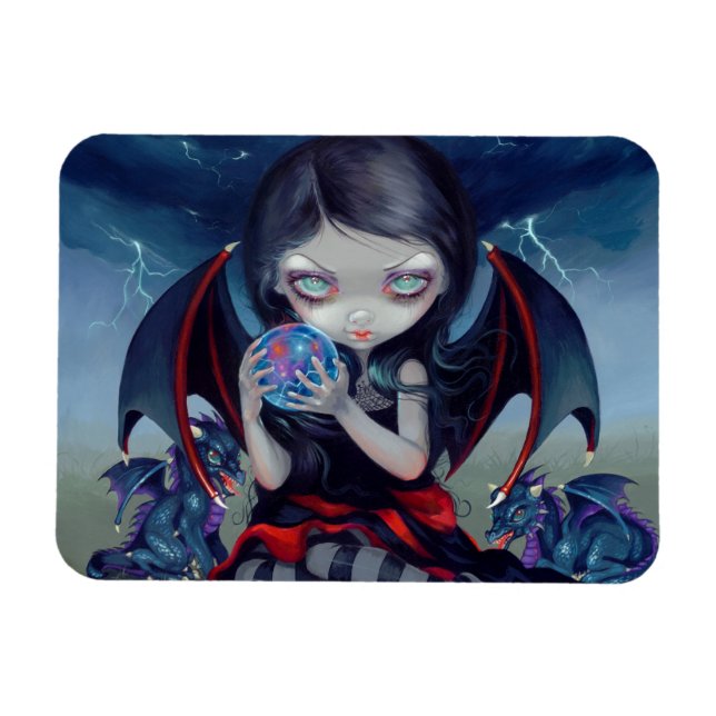 Íman Magneta flexível "Dragoning escuro" (Horizontal)