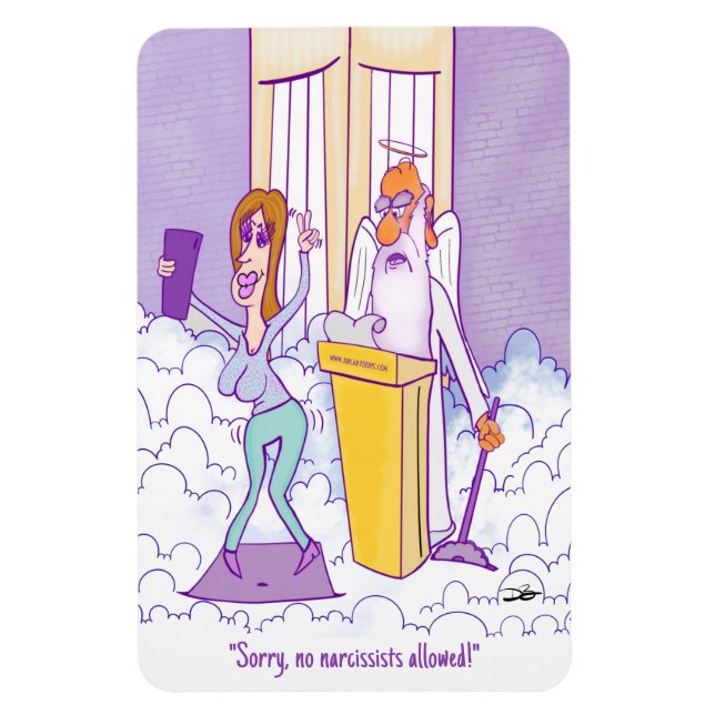 Íman Magneta flexível narcisista (Vertical)